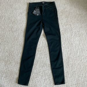 NWT Paige Verdugo Ultra Skinny 26 in Midnight Green